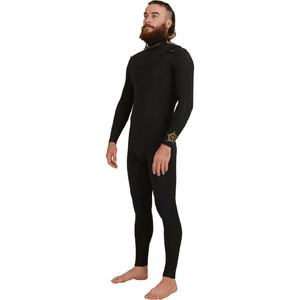 2024 Quiksilver Heren Everyday Sessions MW 3/2mm Gbs Borst Ritssluiting Wetsuit EQYW103171 - Black